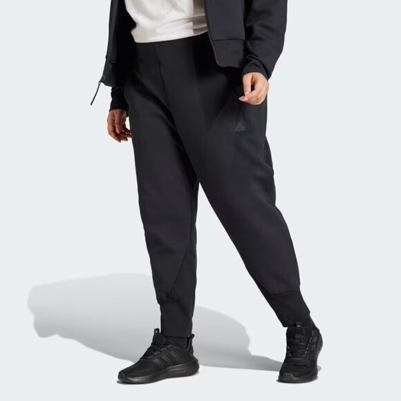 Adidas Z.N.E. Athletic Tapered Sweatpants Women's Plus Size 4X Black Gym Casual - Picture 1 of 15